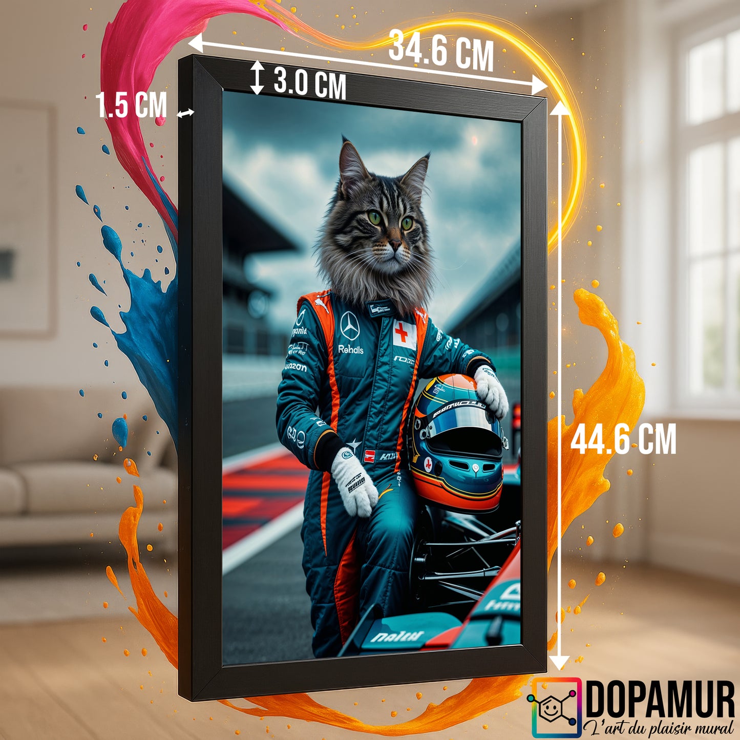 Champion du Circuit – Chat Pilote de F1