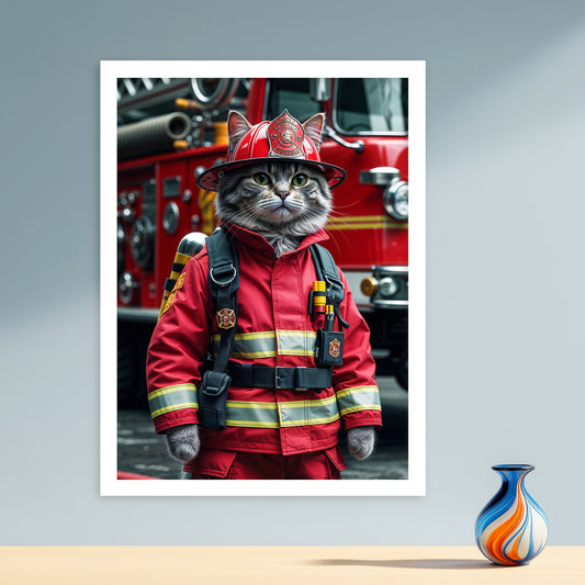 Héros du Feu – Chat Pompier