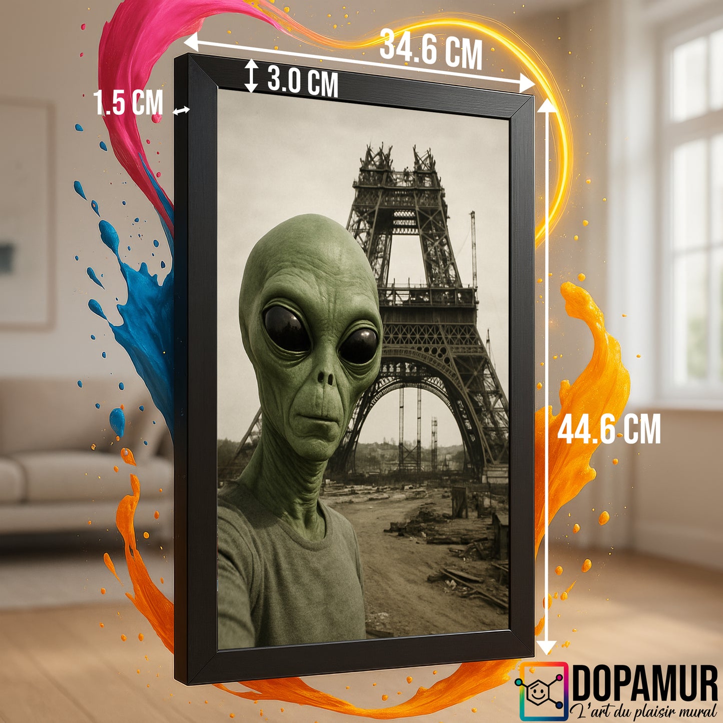 Invasion Parisienne – Alien & Tour Eiffel