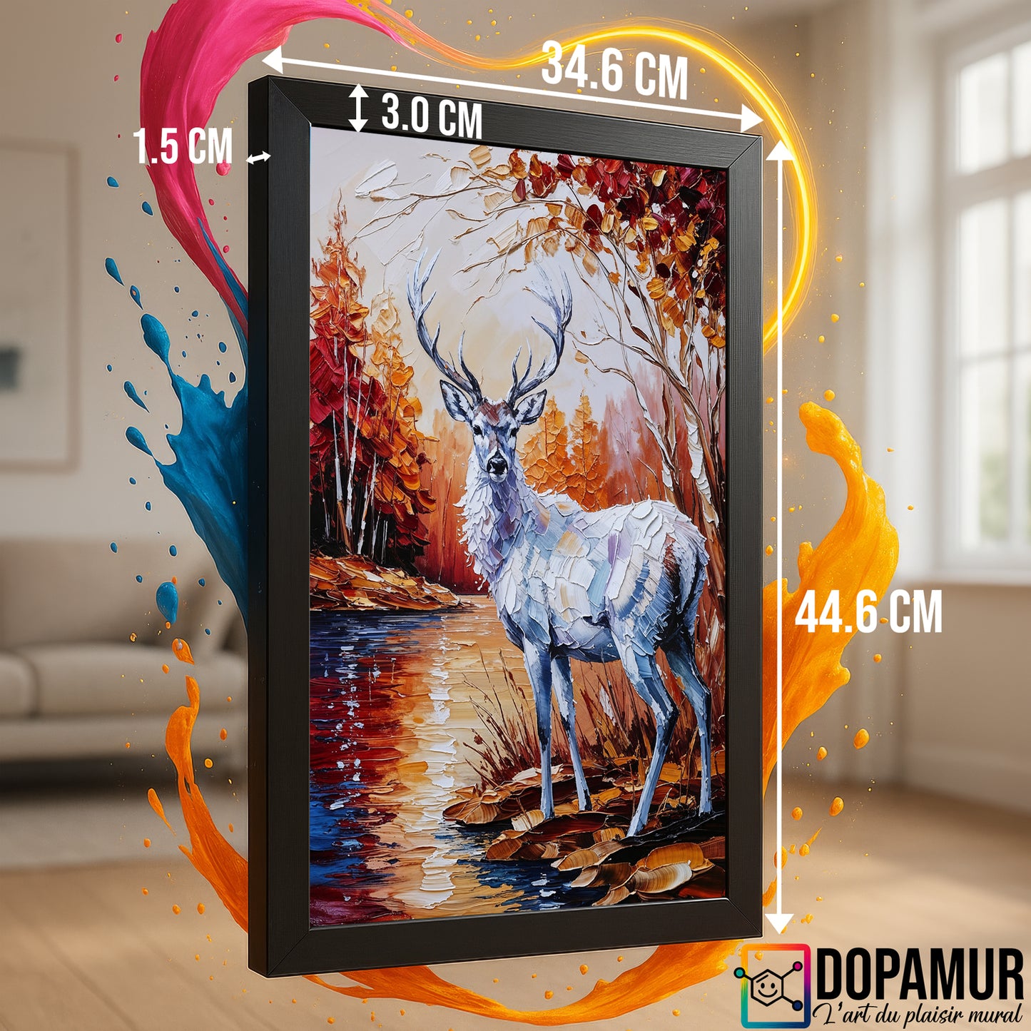 Majesté d’Automne – Cerf Élégant