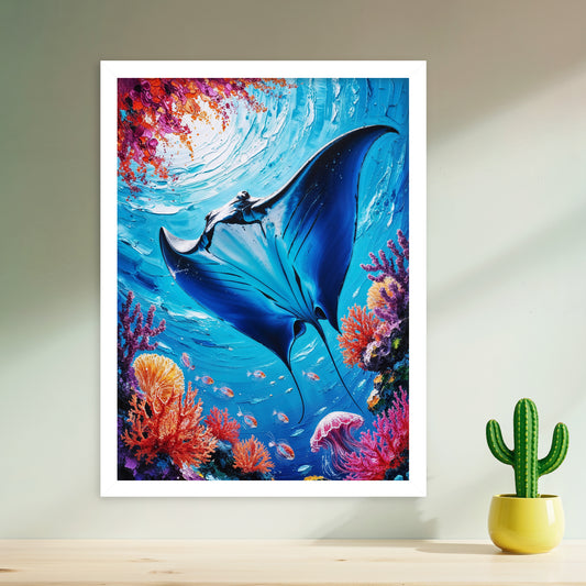 Voyage Sous-Marin – Raie Manta