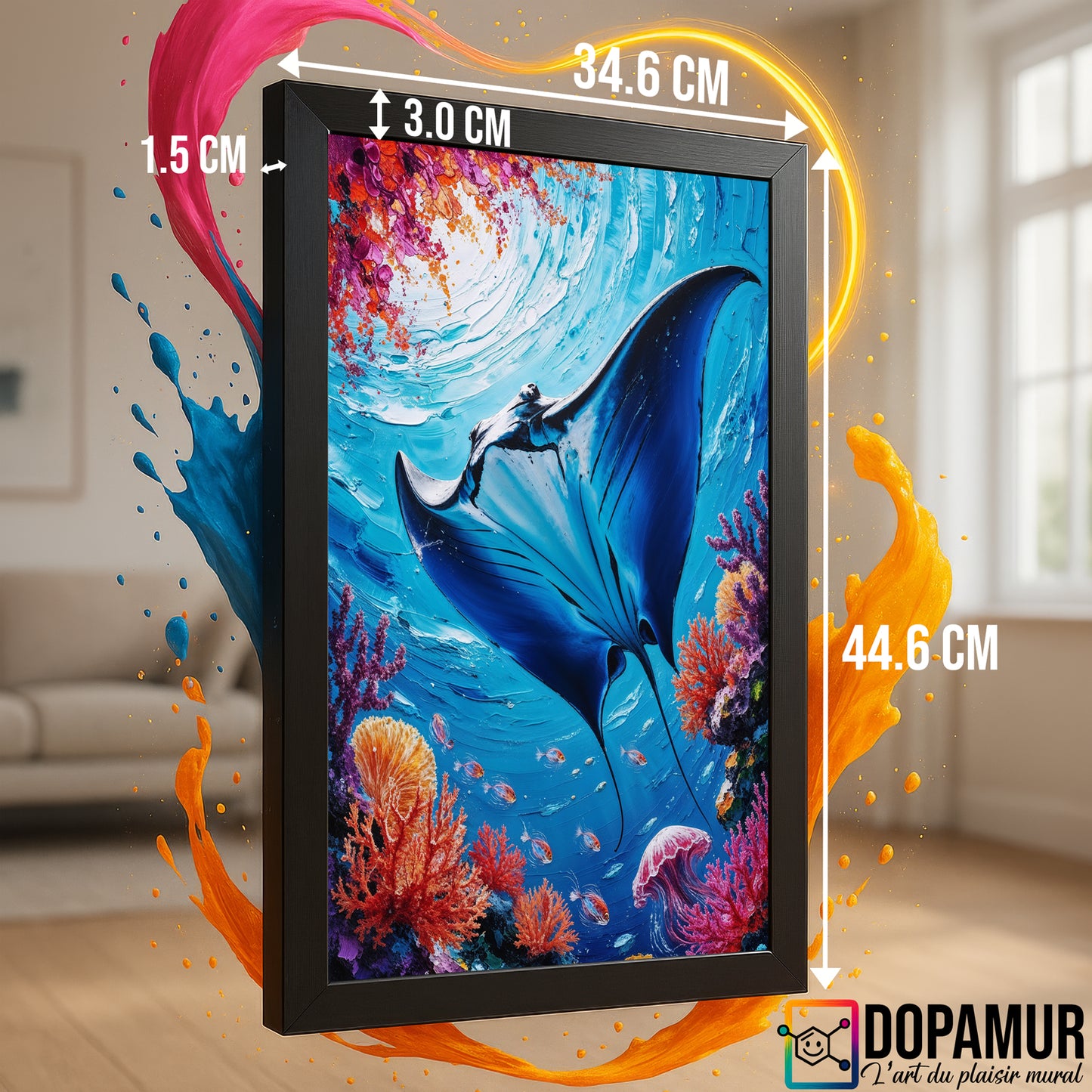 Voyage Sous-Marin – Raie Manta