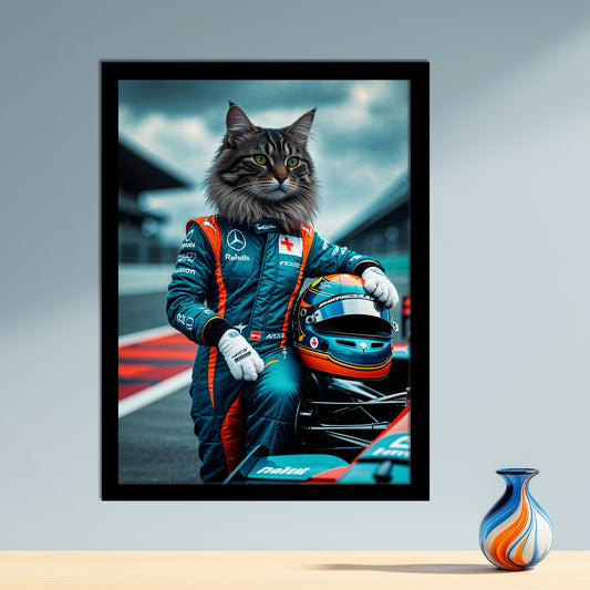 Champion du Circuit – Chat Pilote de F1