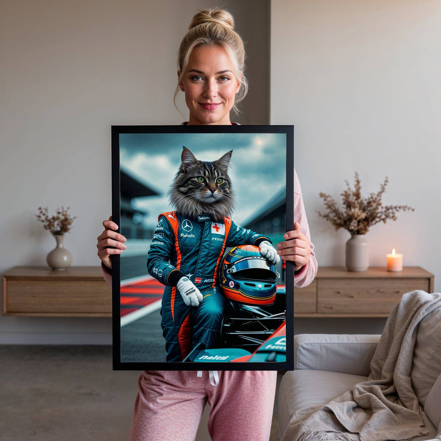 Champion du Circuit – Chat Pilote de F1