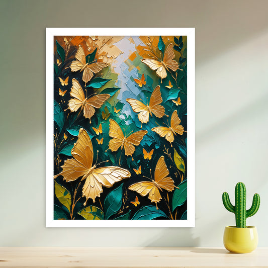 Éclat d’Or – Papillons Dorés