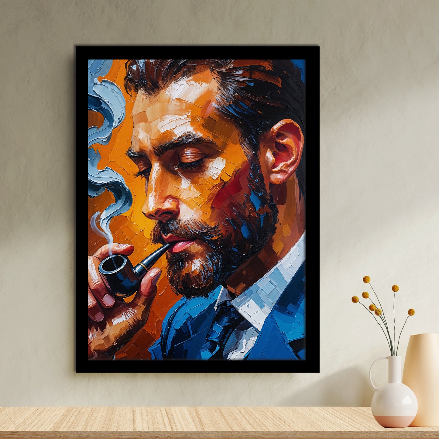 Élégance Nocturne – Homme au Style Distingué