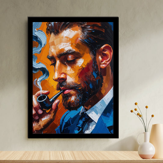 Élégance Nocturne – Homme au Style Distingué