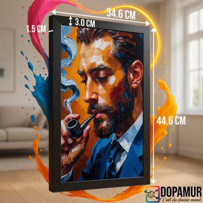 Élégance Nocturne – Homme au Style Distingué