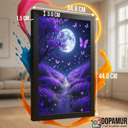 Forêt Magique – Nuit Papillons Violets