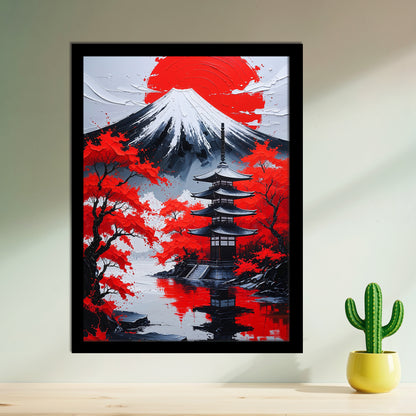 Harmonie du Japon – Mont Fuji & Pagode