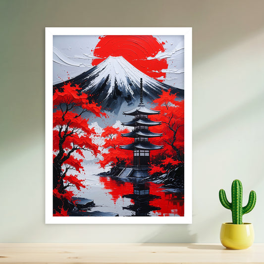 Harmonie du Japon – Mont Fuji & Pagode