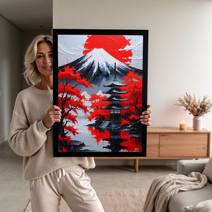 Harmonie du Japon – Mont Fuji & Pagode