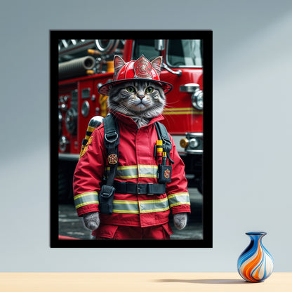 Héros du Feu – Chat Pompier