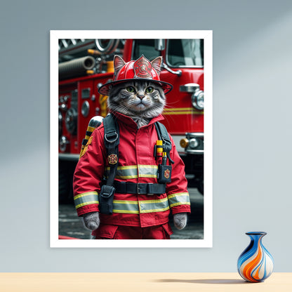 Héros du Feu – Chat Pompier