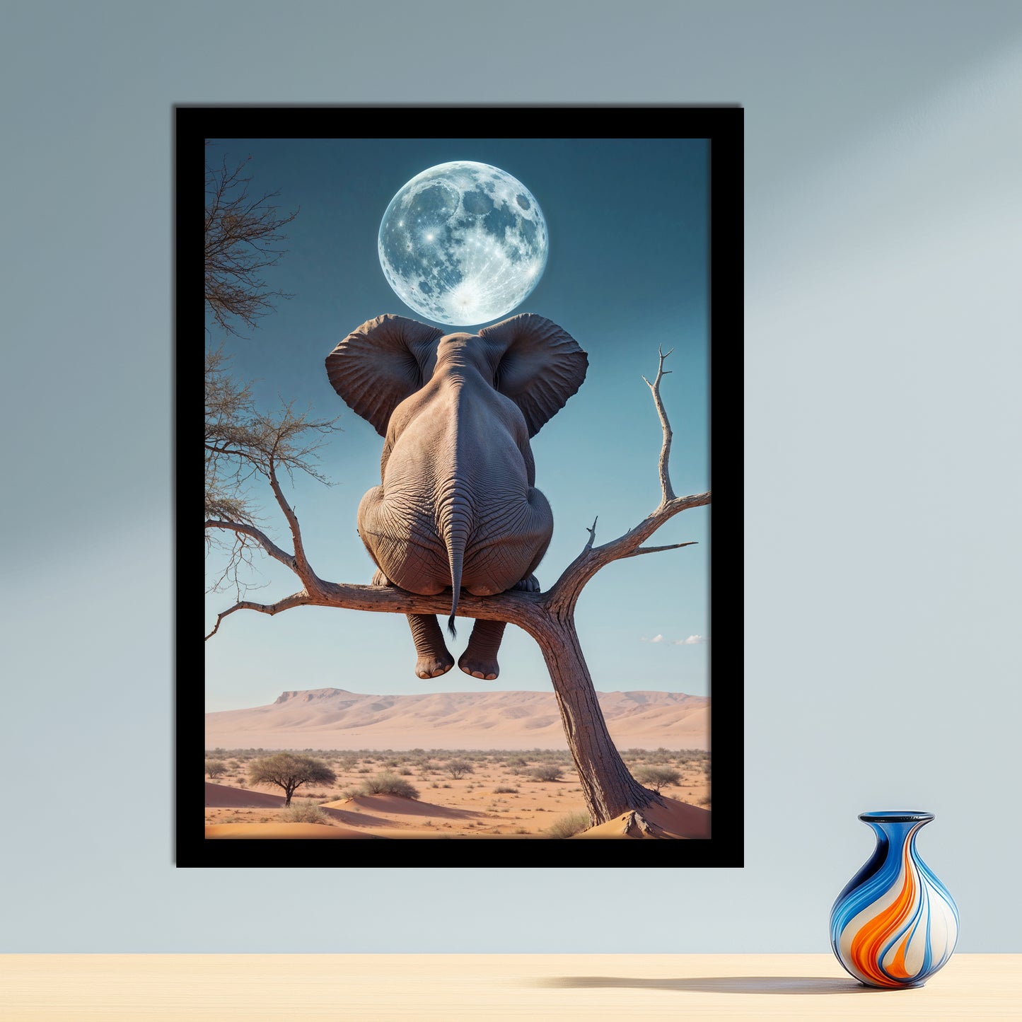 Lune Sauvage – Animal à Tête de Lune