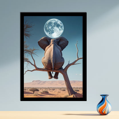 Lune Sauvage – Animal à Tête de Lune