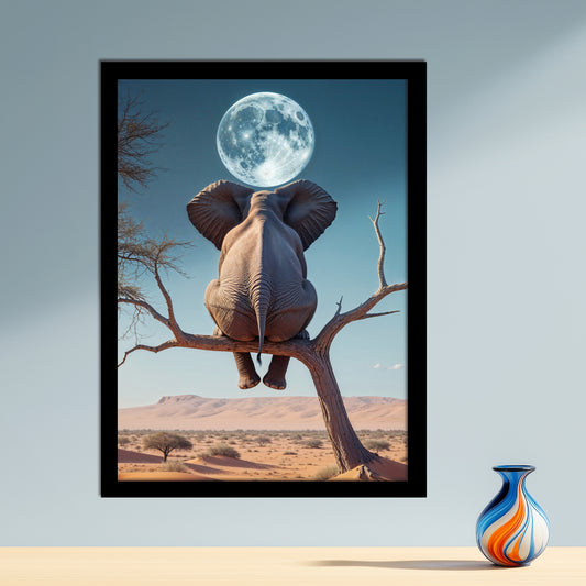 Lune Sauvage – Animal à Tête de Lune