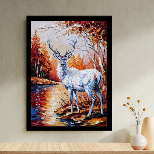 Majesté d’Automne – Cerf Élégant