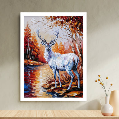 Majesté d’Automne – Cerf Élégant