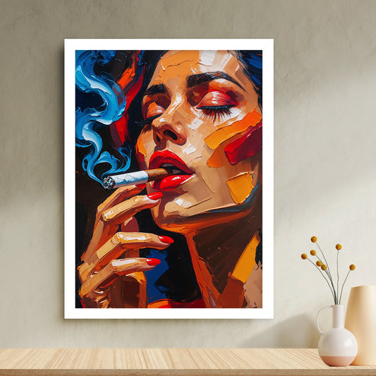 Mystère Chromatique – Femme Fumant