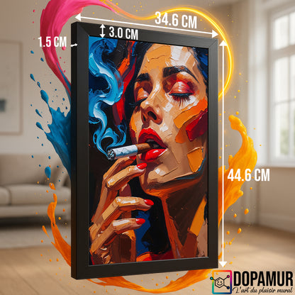 Mystère Chromatique – Femme Fumant