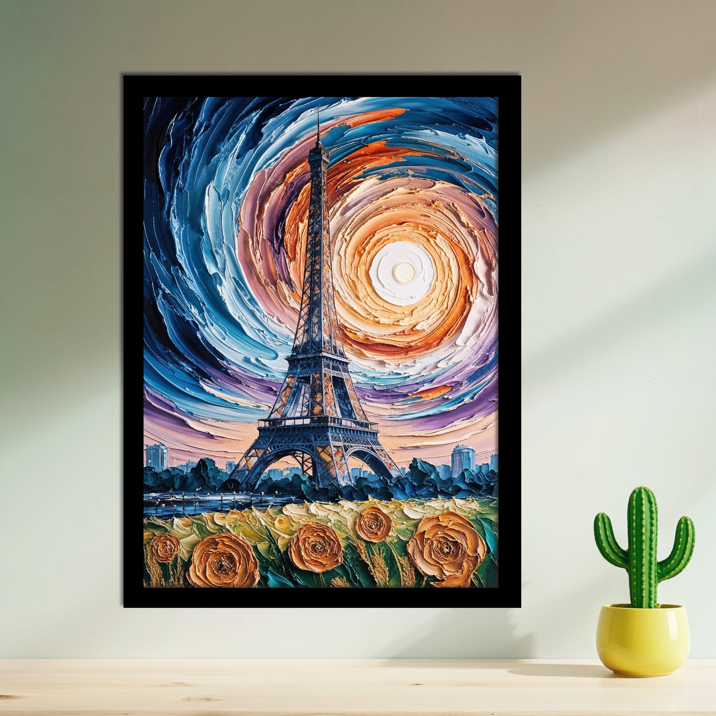 Paris Étoilé – Tour Eiffel Tourbillonnante