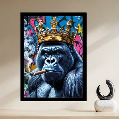 Regard Sauvage – Gorille au Cigare