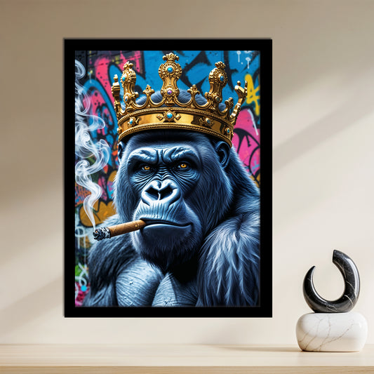 Regard Sauvage – Gorille au Cigare