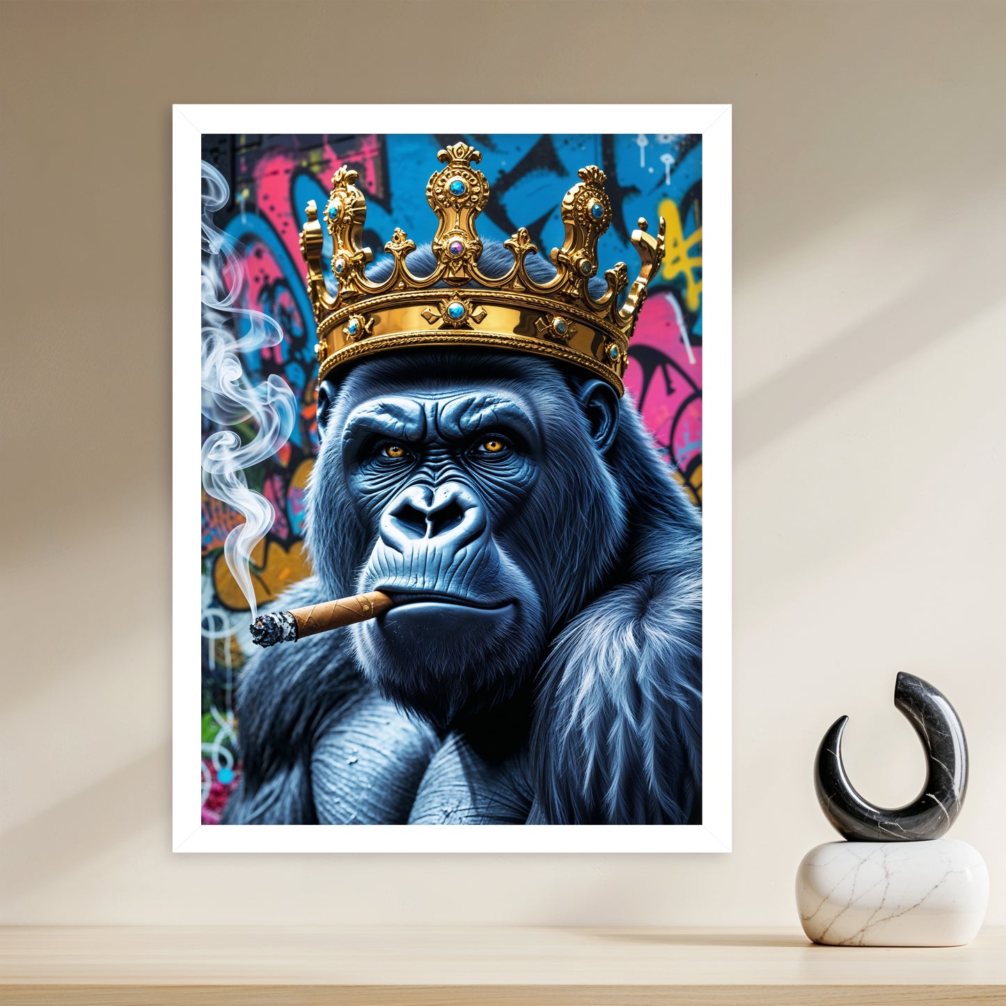 Regard Sauvage – Gorille au Cigare