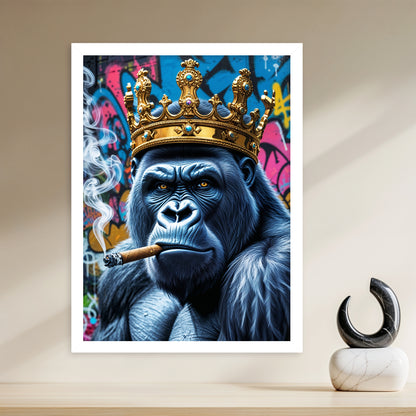 Regard Sauvage – Gorille au Cigare