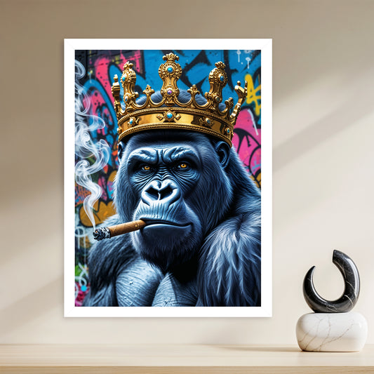 Regard Sauvage – Gorille au Cigare