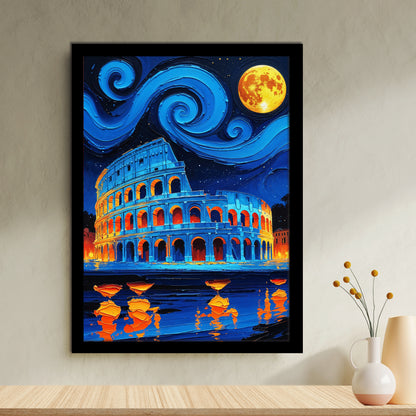Rome Lunaire – Colisée Nocturne