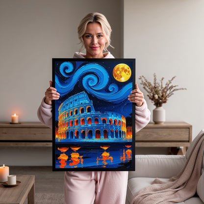 Rome Lunaire – Colisée Nocturne