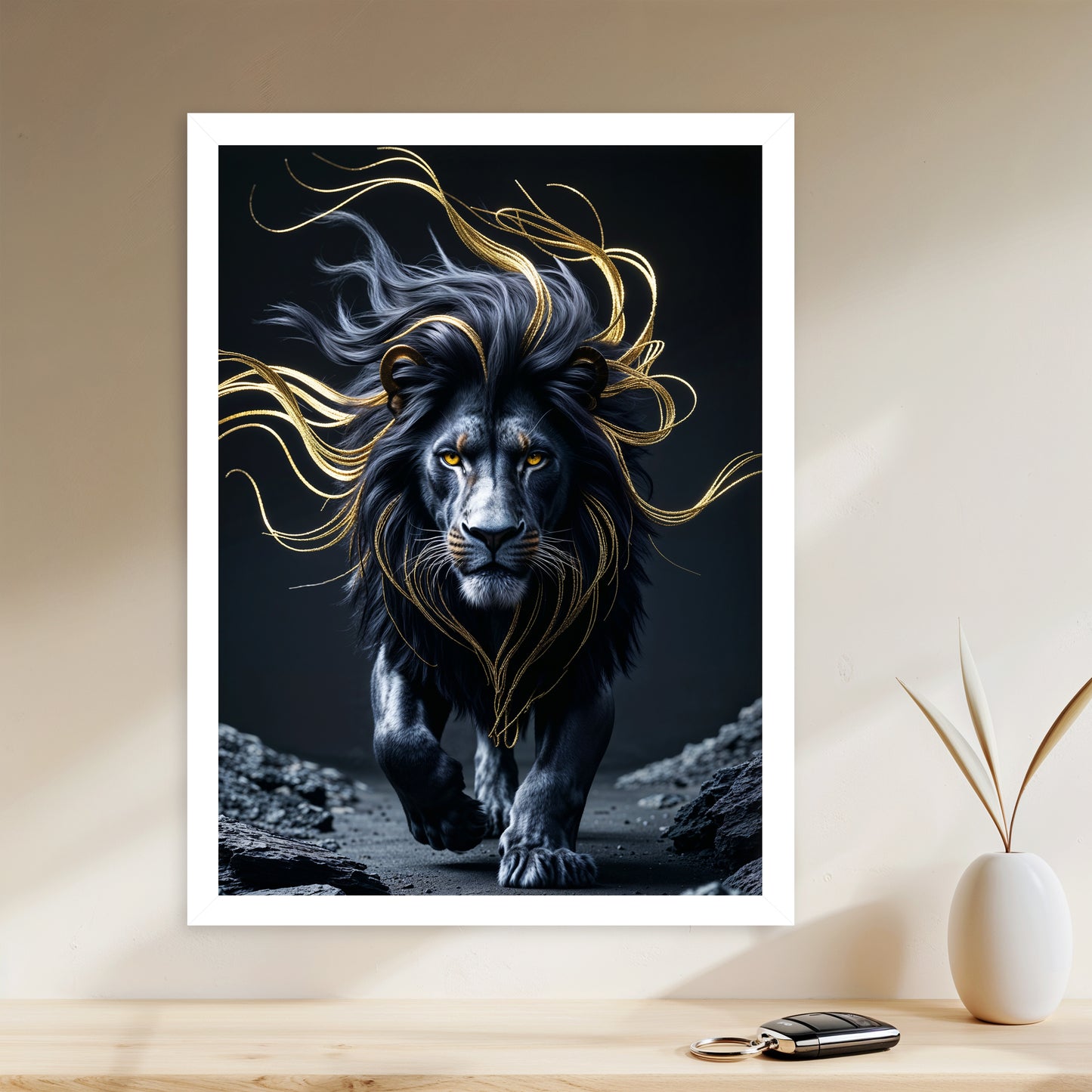 Souveraineté d’Acier – Lion Marchant