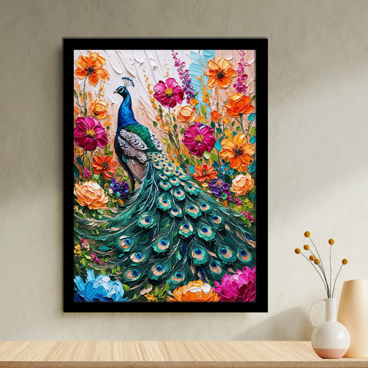 Splendeur Royale – Paon Majestueux