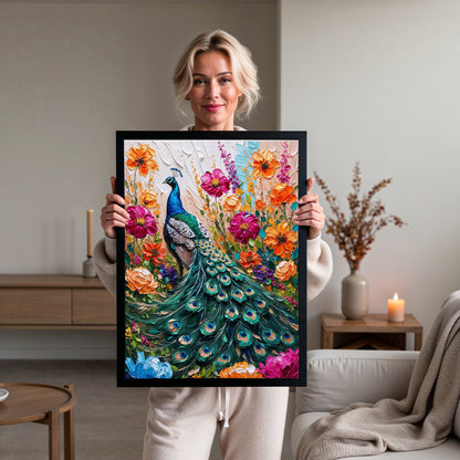 Splendeur Royale – Paon Majestueux