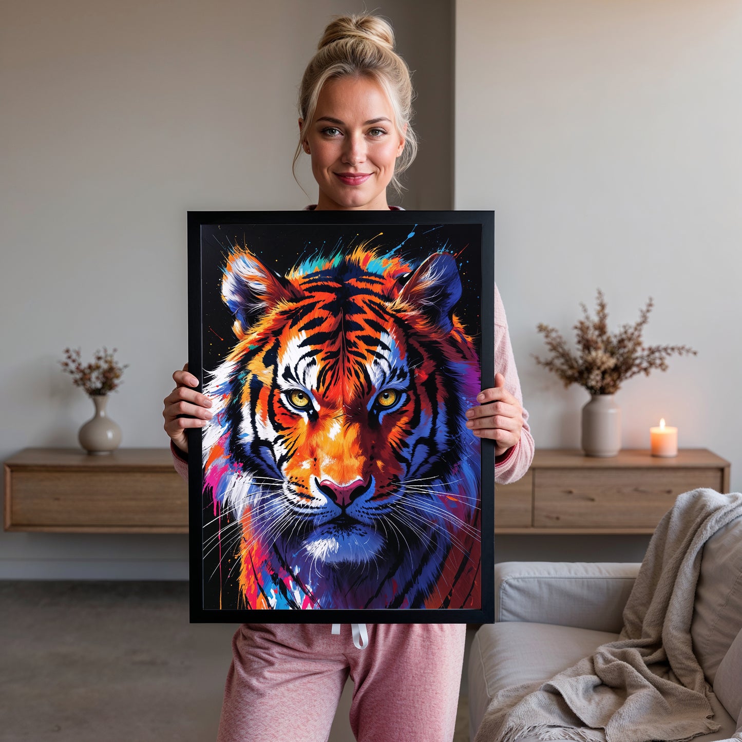 Tigre Néon – Roi des Couleurs